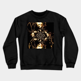 Skull fractal Crewneck Sweatshirt